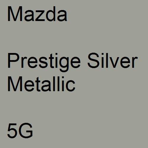 Mazda, Prestige Silver Metallic, 5G.